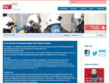 Tablet Screenshot of brandweervlaanderen.be